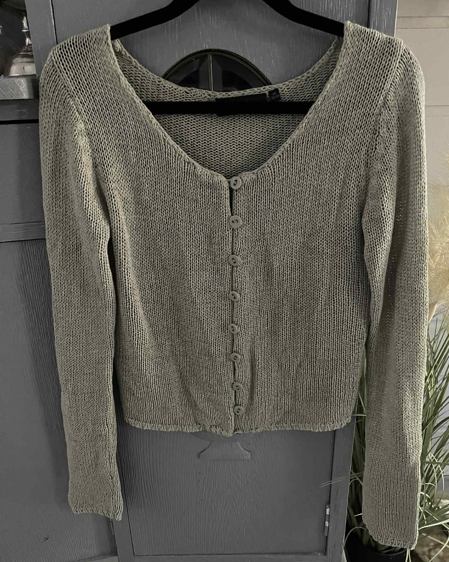 Beige jakke str 32/34