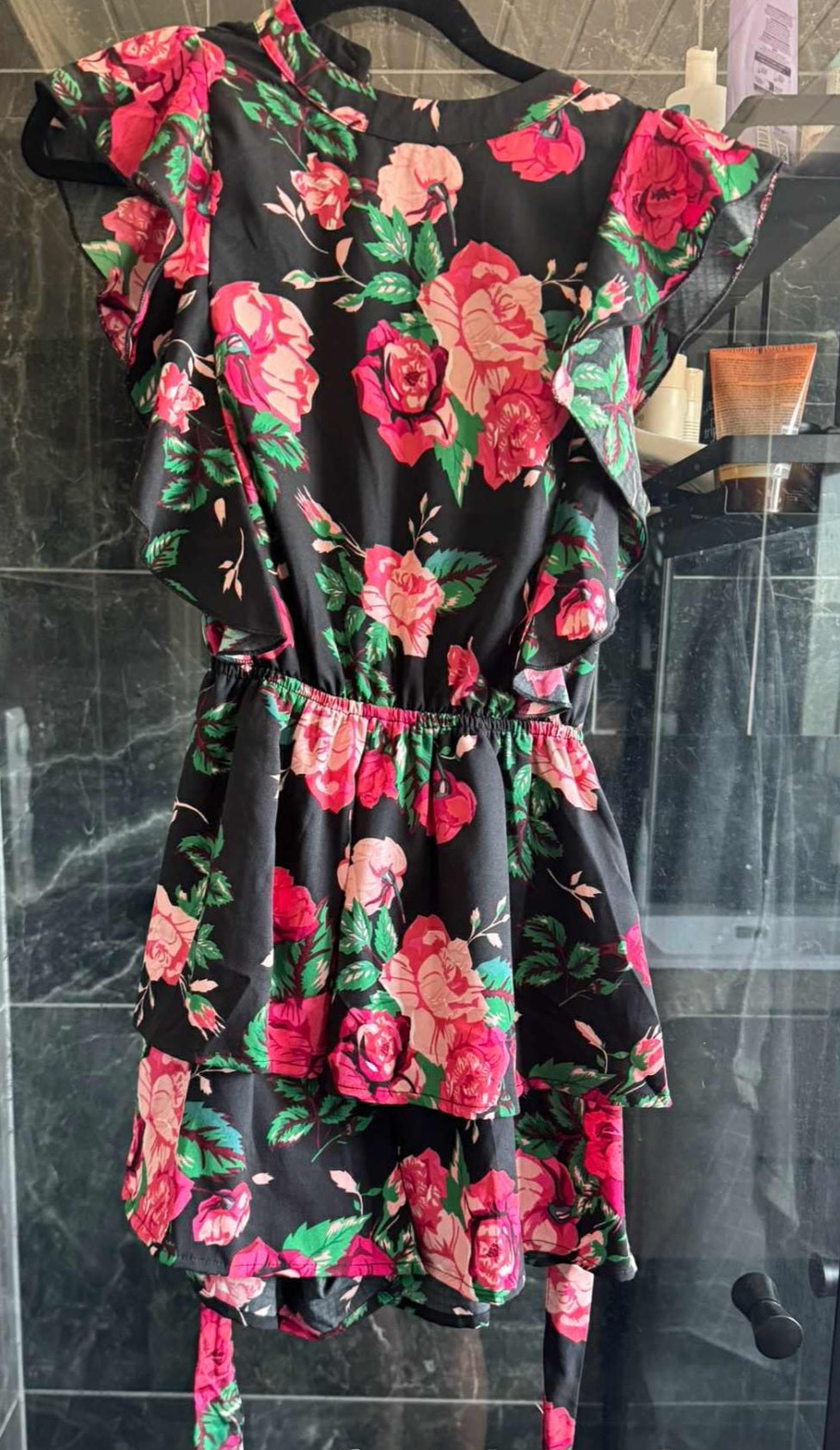 Sort playsuit str 36