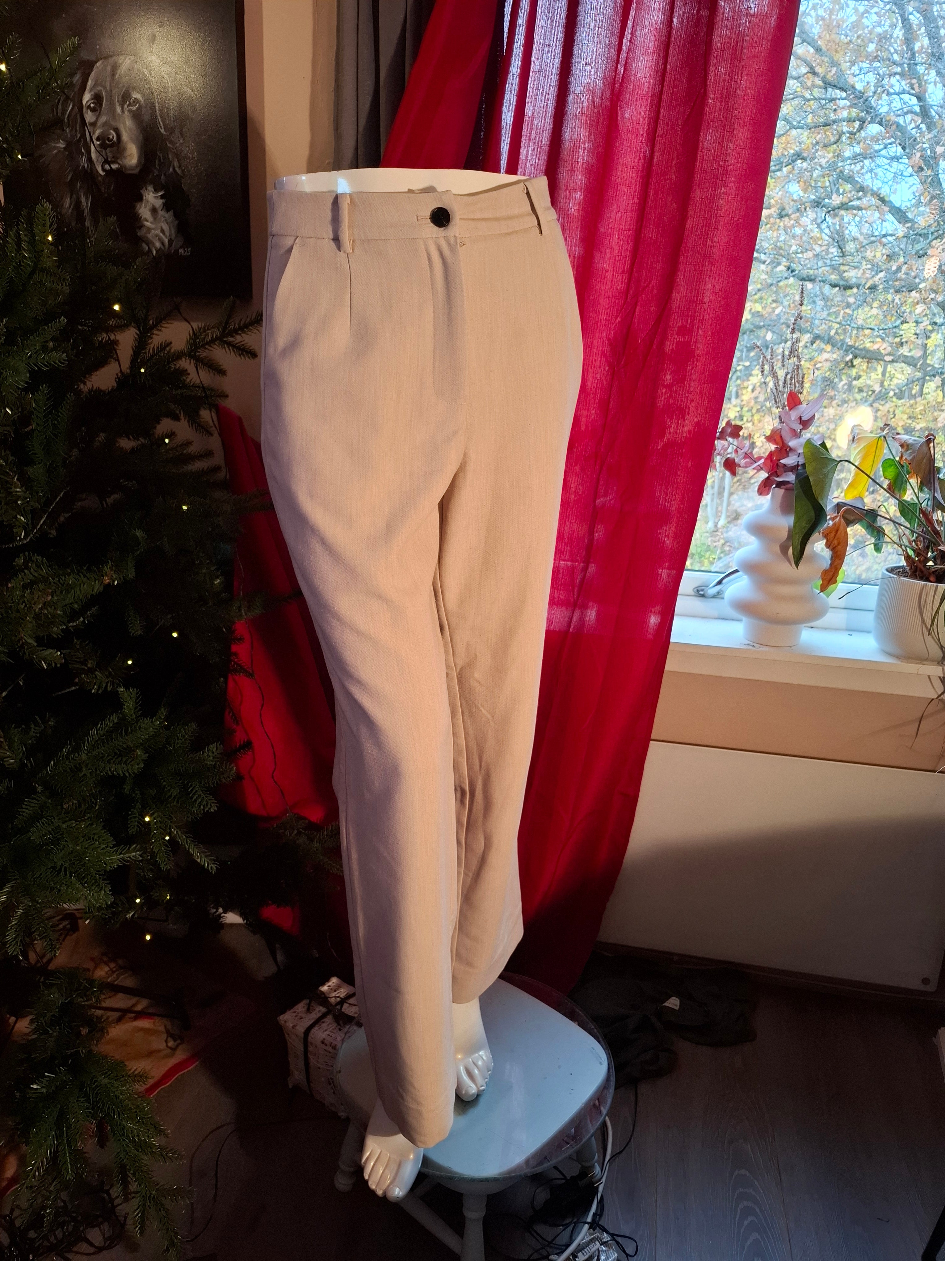 Beige penbukse Str s