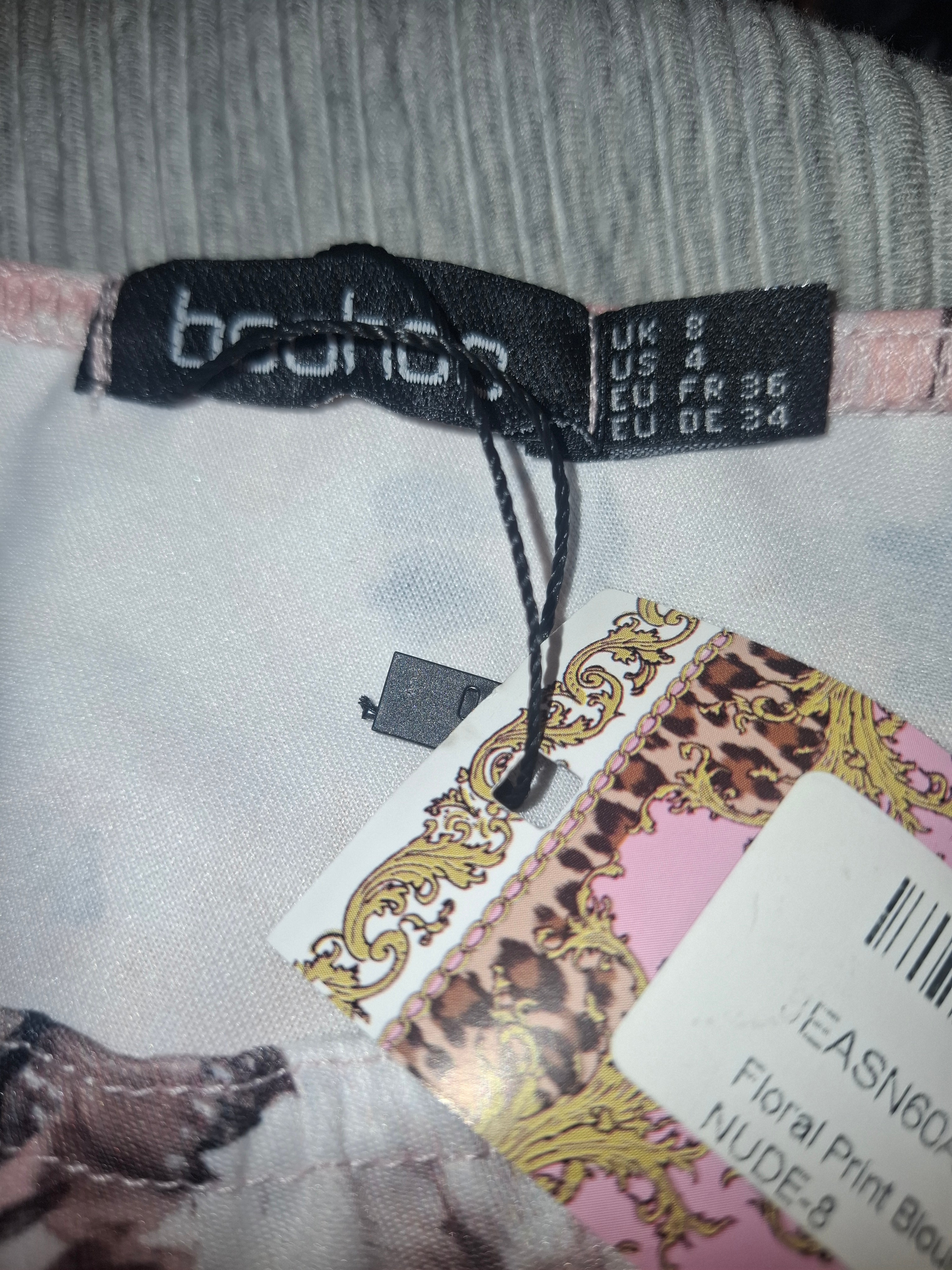 Rosa blosterkjole str 34/36