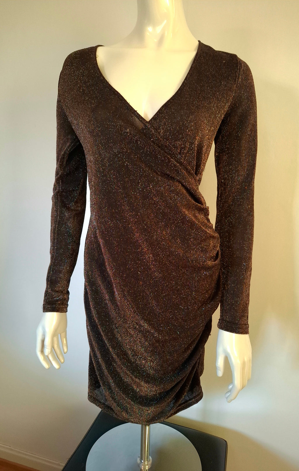 Glitterkjole str M