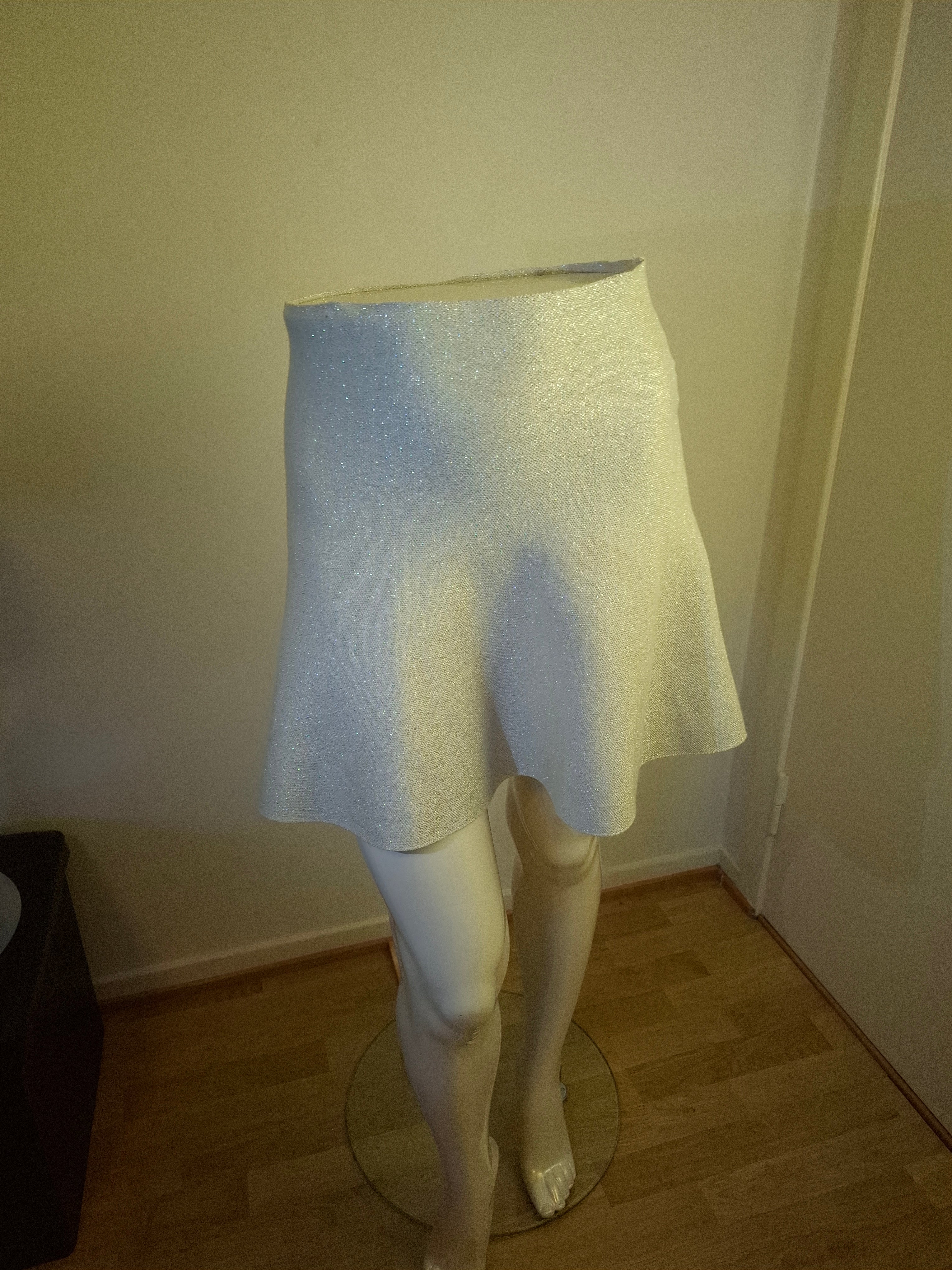 Glitrete Miniskjørt str S