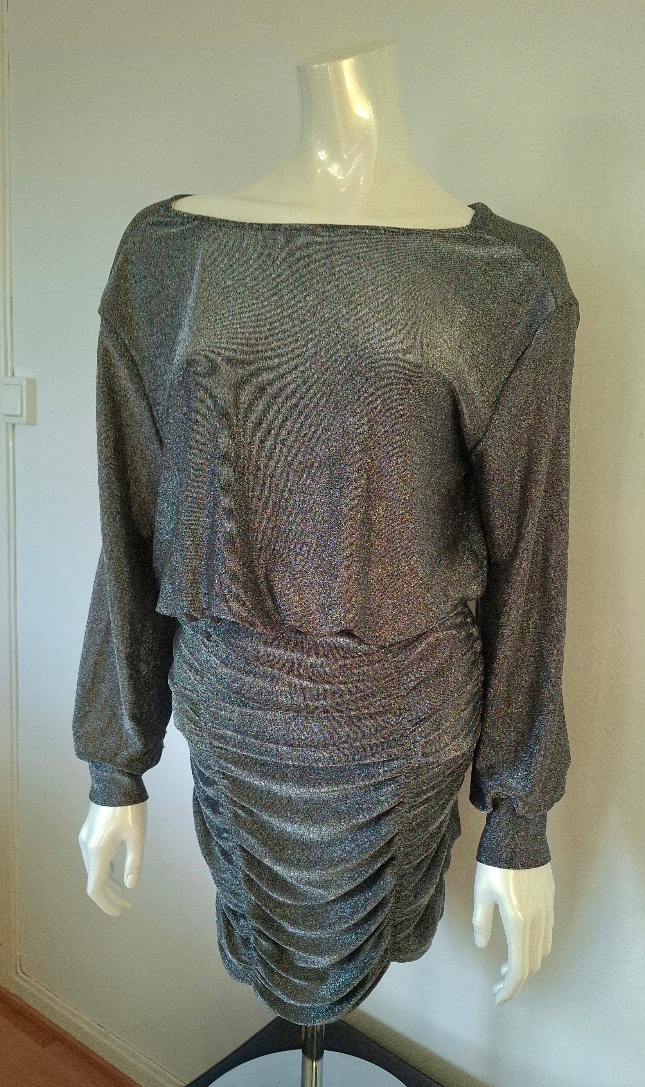Glitterkjole str M