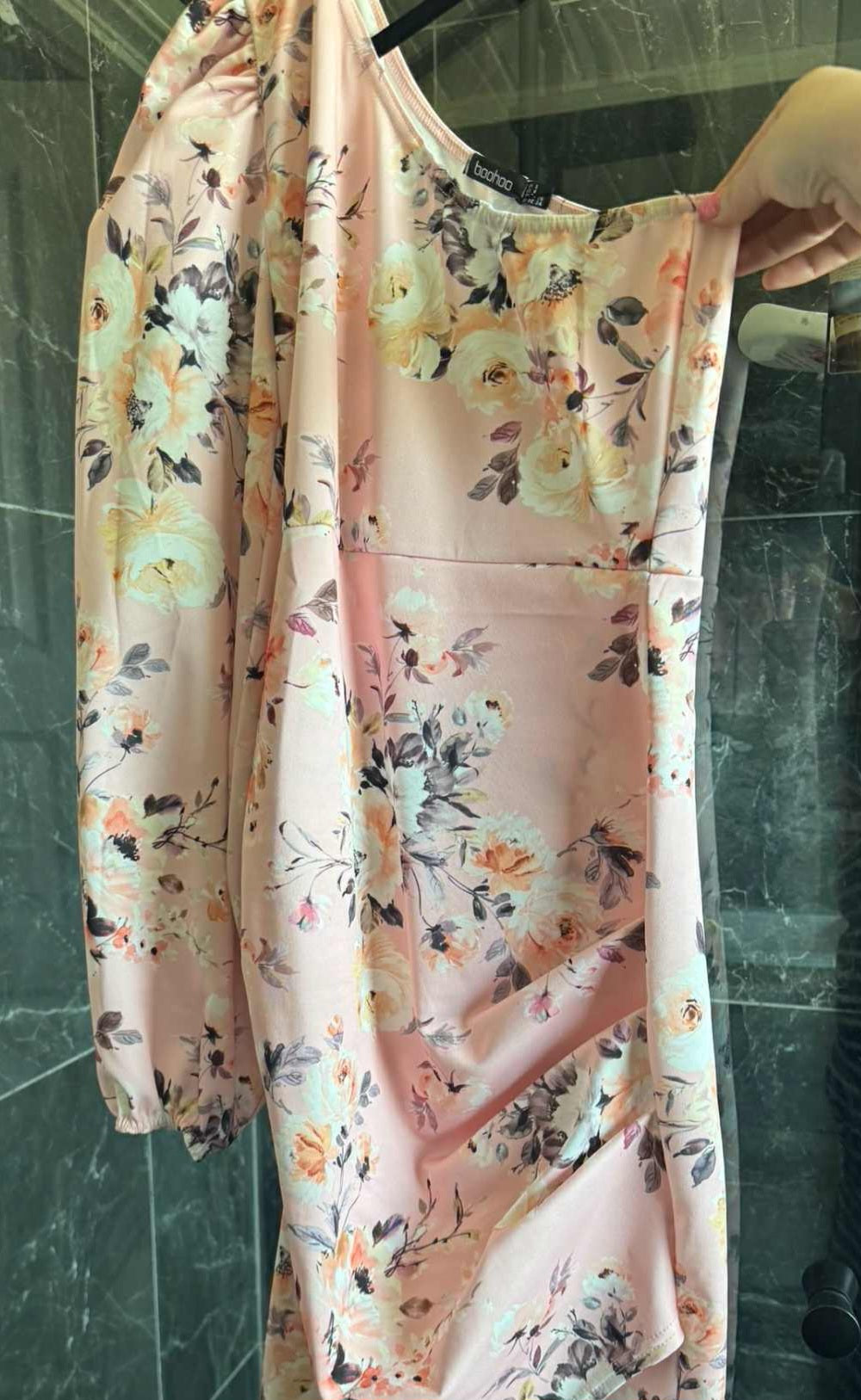 Rosa blosterkjole str 34/36