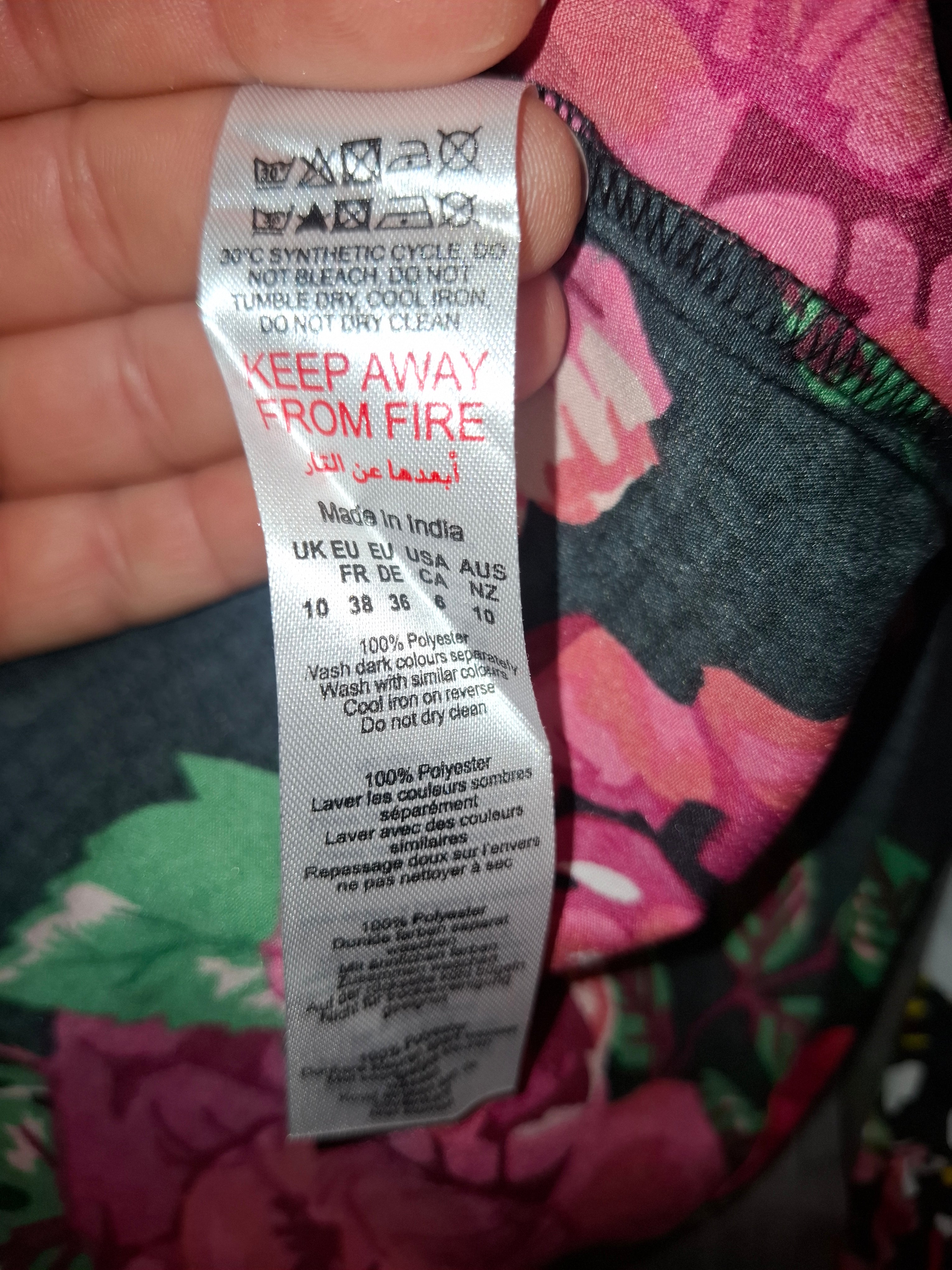 Sort playsuit str 36